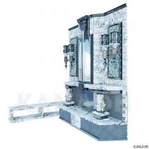 Облицовка с камином арт.4503