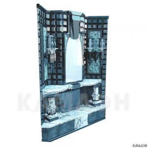 Облицовка с камином арт.4502