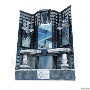Облицовка с камином арт.4502