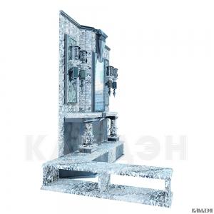 Облицовка с камином арт.4503