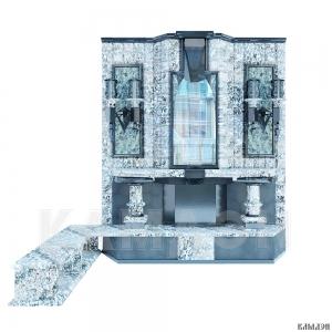 Облицовка с камином арт.4503