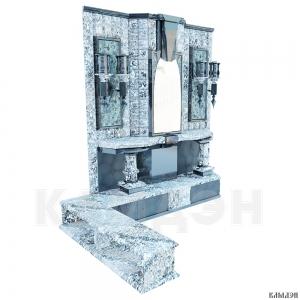 Облицовка с камином арт.4503